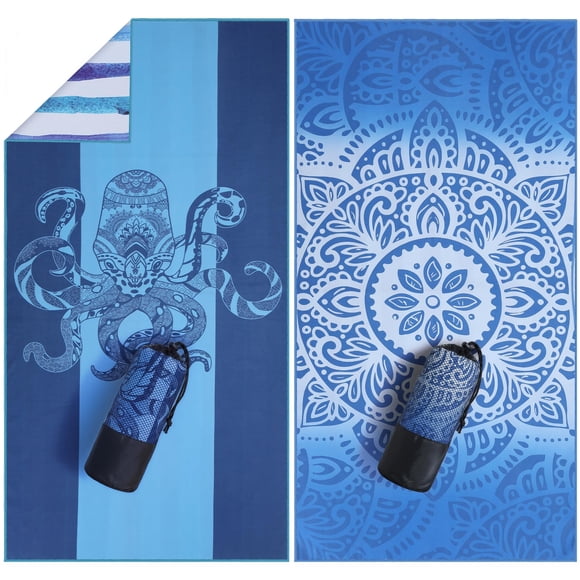 Utopia Towels Toalla de Microfibra para Playa 81 × 180 cm (Pack de 2)