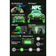 thumbnail image 3 of Controlador Pro IINE inalámbrico con NFC, luz RGB y modo turbo para Switch, 3 of 9