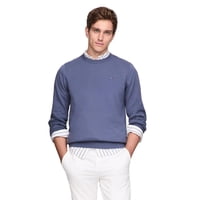 Jersey Tommy Hilfiger Liso Con Cuello Redondo Para Hombre Bankblue Xxl