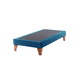 thumbnail image 1 of Base Elegante Cama Europea 1.5 Plaza 105x200 Cm Azul Petróleo Lino, 1 of 3