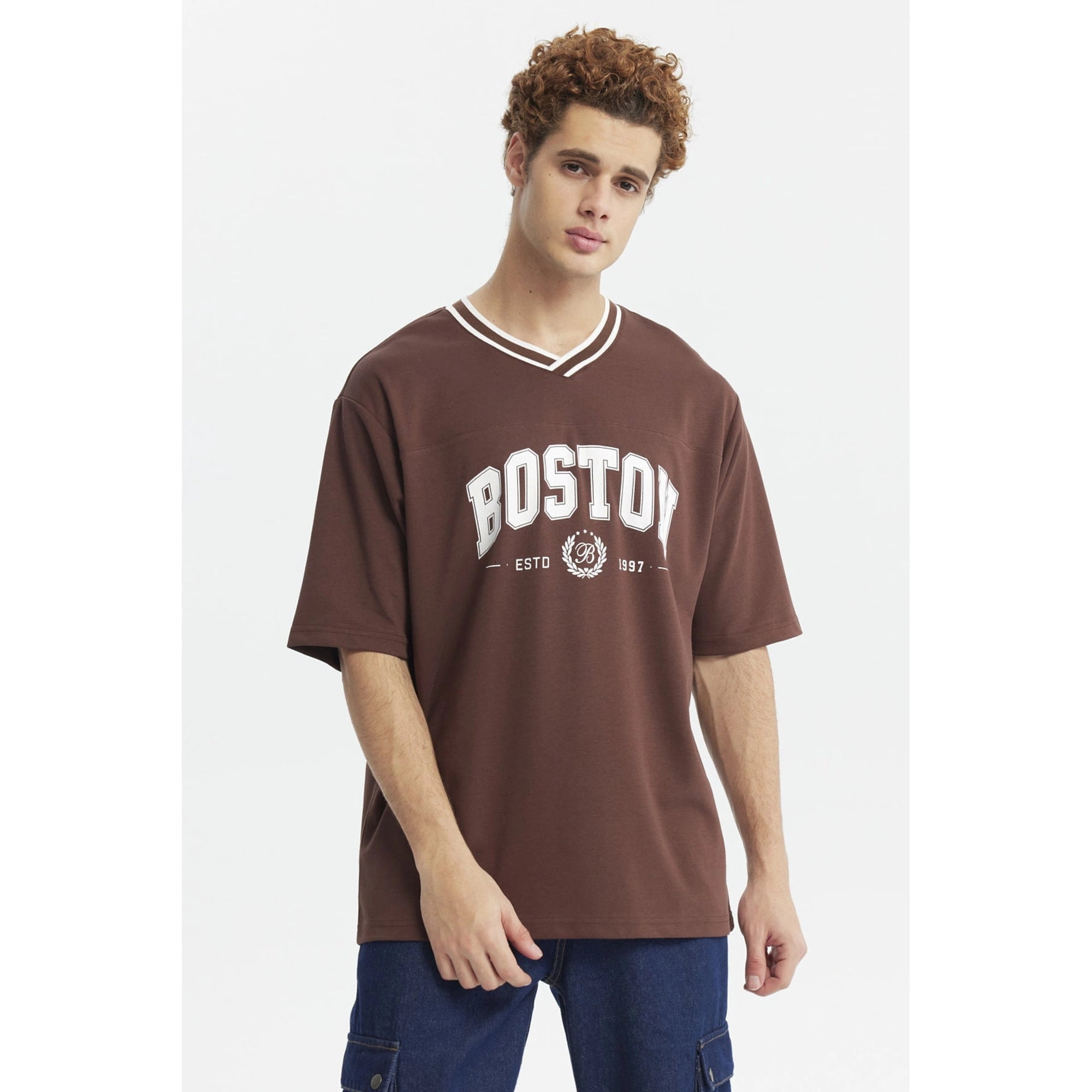 Fashionspark - Polera Hombre Slim Chocolate - Lv