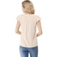 thumbnail image 3 of INSPIRE CHIC Blusa Sólida para Mujer Cuello en V con Volantes Manga Corta Ligera para el Trabajo S Beige, 3 of 7
