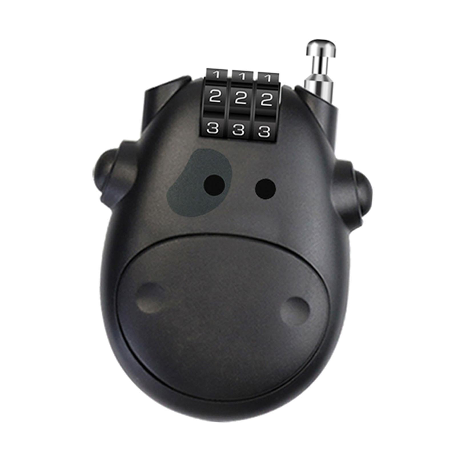 Bothyi - Candado De Cable Con Forma De Vaca Bonita, Candado De Equipaje Para Mochila, Maleta, Viaje