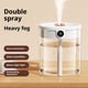 thumbnail image 1 of Humidificadores inteligentes 2L para dormitorio, Humidificador de llenado superior recargable con luz nocturna, Humidificador de niebla fresca para planta de oficina y bebé, silencioso, (bei, 1 of 3