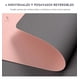 thumbnail image 3 of Set 4 Individuales + 4 Posavasos Impermeables Antimanchas 2 En 1 Rosa Gris, 3 of 10
