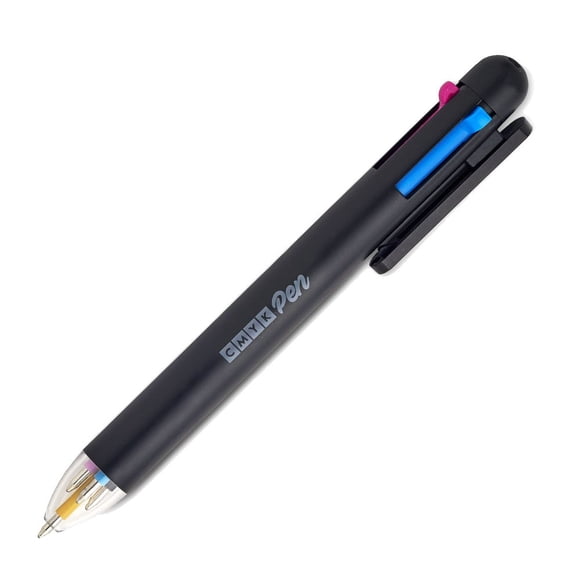 Bolígrafo Pen Suck UK CMYK, multicolor, retráctil, 4 veces, tinta