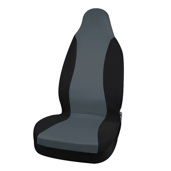 Unique Bargains Funda de Asiento de Cubo Protector Universal de Respaldo Alto para la Mayoría de los Accesorios de Interior de Automóviles 6 Colores Gris Claro