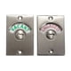 thumbnail image 2 of Cerradura de puerta con indicador de ocupación, cerrojo de seguridad vacío/activado para baño, inodoro y baño público (níquel satinado), 2 of 5