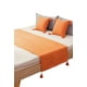 thumbnail image 3 of Piecera De Cama Decorativa Modelo Lino Naranja, 3 of 3