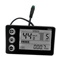 Ioensy - Panel De Visualización Lcd S866, Tablero De Instrumentos, Abs Útil Para Bicicleta Eléctrica, Resistente Al Agua