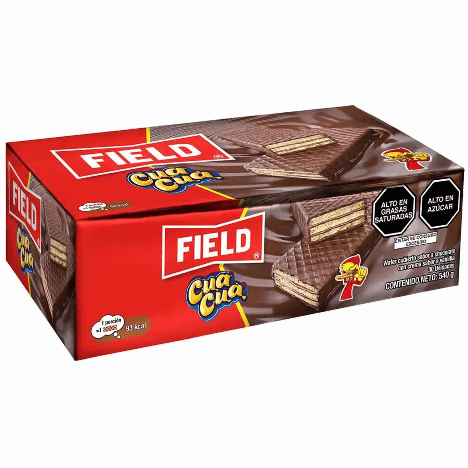 Field - Galleta Cua Cua Wafer Chocolate Caja 30u