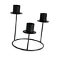 thumbnail image 2 of Candelabro De Pilar Para Mesa De Centro De Mesa Festiva, Color Negro, 2 of 3