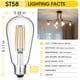 thumbnail image 2 of Bombillas LED Gozelux Vintage Edison de 6 W, 2700 K, E26, regulables, paquete de 6, 2 of 7