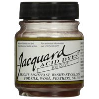 Tintes Ácidos Jacquard, 15 Ml, Color Oliva (102855), Agua Caliente Que No Destiñe