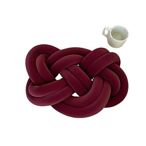 Genérico - Nudo Cojin Grande Burdeo 45 Cm