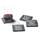thumbnail image 5 of Juego de 4 pizarras Coasters American Atelier, color plateado, 10 x 10 cm, 5 of 7