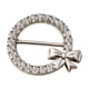 thumbnail image 2 of Deslizador De Cinta DIY Nupcial Elegante Artesanía Hebilla De Diamantes De Imitación Para Cinturón Hairbow Ni?as Argent Redondo, 2 of 5