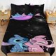 thumbnail image 2 of 3 Pieces Stitch and Angel Bedding Comforter Set Full with 2 Pillowcases for Kids Teens Girls Women Microfiber Easy Wash Light Breathable Cozy White Base Bed Sheets, 2 of 5