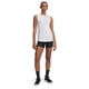 thumbnail image 2 of Pantalones cortos Under Armour Team Shorty 4 para mujer, color blanco y negro, 2 of 2