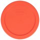 thumbnail image 2 of Tapa para contenedor Pyrex 950 ml, pack de 3, color naranja, fabricado en EE. UU., 2 of 6