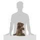 thumbnail image 2 of Títere de mano perro sentado marrón de peluche Folkmanis, 2 of 3
