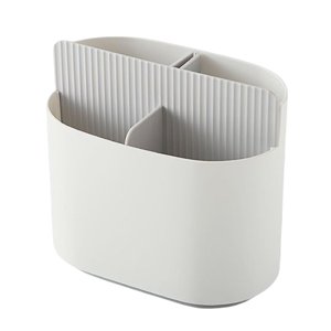 Bothyi - Soporte De Almacenamiento Para Palillos, Escurridor De Cubiertos Para Encimera De Cocina, Cubiertos, Gris