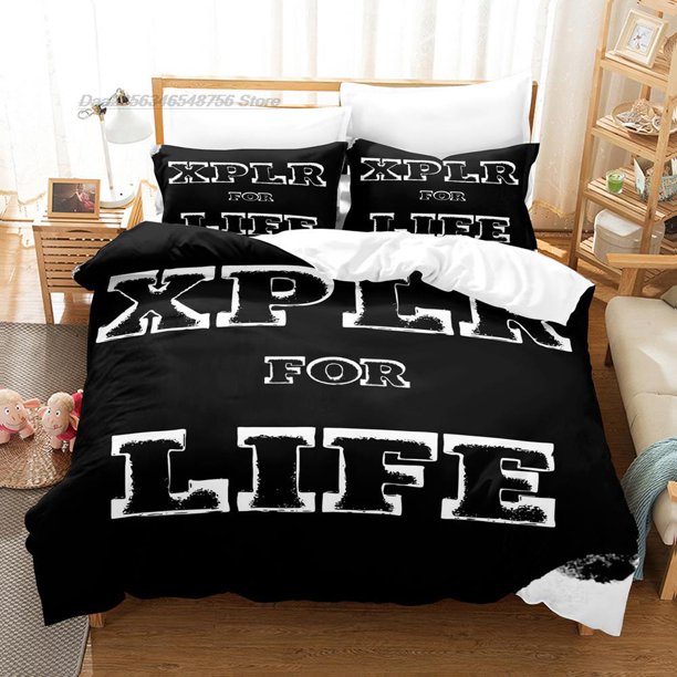 XPLR Bedding Set Single Twin Full Queen King Size Bed Set Aldult Kid Bedroom Duvetcover Sets 3D Print XPLR Bed Sheets