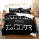 thumbnail image 1 of XPLR Bedding Set Single Twin Full Queen King Size Bed Set Aldult Kid Bedroom Duvetcover Sets 3D Print XPLR Bed Sheets, 1 of 5