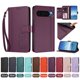 thumbnail image 4 of Funda Cartera Trébol para Google Pixel 10 5G con Ranuras Tarjetas y Carga Inalámbrica Violeta, 4 of 6