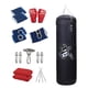 thumbnail image 2 of Bolsa Sin Llenar Protectores De Manos Saco De Boxeo Rellenable Para Gimnasio En Casa Adultos Taekwondo Negro 100 Cm, 2 of 5