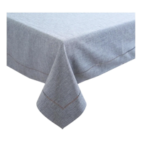 Genérico - Mantel Liso Laser Cut Gris Plata 160X250