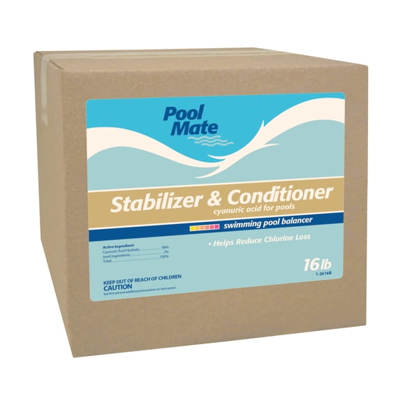 Pool Mate Estabilizador y Acondicionador para Piscinas 7.3 kg Ácido Cianúrico