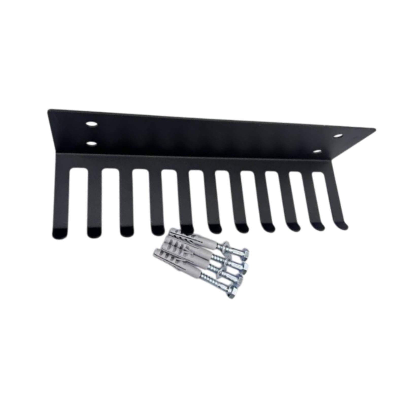 Magideal - Rack De Almacenamiento De Gimnasio En Casa Rack Montado En La Pared De Hierro Organizador Portátil Resistente Y Resistente Con Múltiples Anzuelos Para