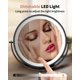 thumbnail image 5 of Espejo de maquillaje Gospire 8 iluminado con aumento de 10 x 1 x 3 colores, 5 of 7