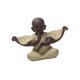 thumbnail image 2 of Buda Pequeños Monjes Estatua Escultura Mini Figura Budista Para Estante Amarillo, 2 of 3