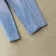 thumbnail image 2 of jeans de Talle Alto Ligeramente Curvos con Forma de Cuchillo para Mujer en Verano, jeans Rectos Holgados en Mezclilla Lavada Azul Claro., 2 of 17