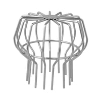 Ioensy - Protector De Hojas Para Canalón, Filtro Redondo Resistente A La Intemperie, Resistente Al Óxido, Colador Antiobstrucción De 4 Pulgadas