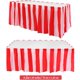 thumbnail image 2 of Falda de Mesa Pangda a Rayas Rojo y Blanco 4,25 m – Pack de 2, 2 of 6