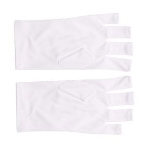 Ioensy - 2 Guantes Anti Uv Sin Dedos, Guantes De Protección Uv Para Manicura En Gel Para Decoración De Uñas, Cortos