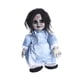 thumbnail image 3 of Muñeco Fantasma De Halloween, Decoración Navideña, Juguete De Decoración De Terror Iluminado, Muñeco Aterrador Con Vestido Azul, 3 of 3
