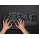 thumbnail image 4 of Perixx PERIDUO-512B US, combo de teclado ergonómico con cable y ratón vertical - USB - Negro - Inglés EE. UU., 4 of 9