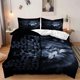 thumbnail image 1 of 3pcs Inspirational Wolf Poster Bedding Set Duvet Cover and Pillowcase Set Soft and Comfortable for All Seasons, 1 of 5