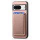thumbnail image 2 of Funda de Cuero Magnética con Tarjetero para Google Pixel 8 Cubierta Delgada Rosa, 2 of 5