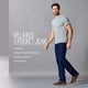 thumbnail image 4 of Jeans Rustler Classic Relaxed Fit Dark Stonewash para hombre, 4 of 5