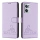 thumbnail image 5 of Funda tipo cartera FOXDOCK para Oneplus NORD CE 2 5G con soporte, ranuras, RFID, diseño de gato, 5 of 5