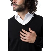 Kotting - Sweater Clásico Cuello V Negro 3Xl