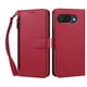 thumbnail image 1 of Funda Tipo Billetera para Google Pixel 10A con Soporte y Bolsillo con Cierre Rojo, 1 of 1