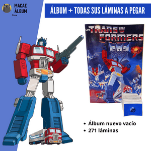 Macae - Álbum Transformers Rmst 86 + Todas Sus Láminas A Pegar