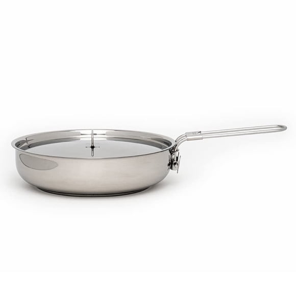 Sartén Plegable de Acero Inoxidable The Pathfinder School 20 cm