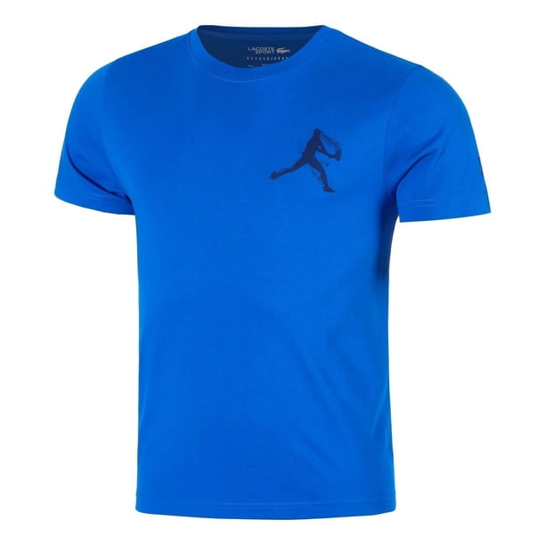 Polera Lacoste Novak Djokovic Azul Tenis